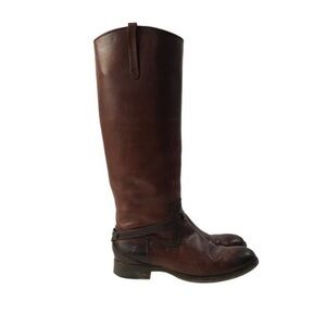 Frye Womens Lindsay Plate Leather Riding, Equestrian Fashion Boots size 6 B